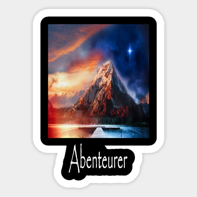 Abenteurer Sticker by NT85